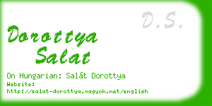 dorottya salat business card
