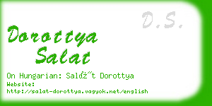 dorottya salat business card